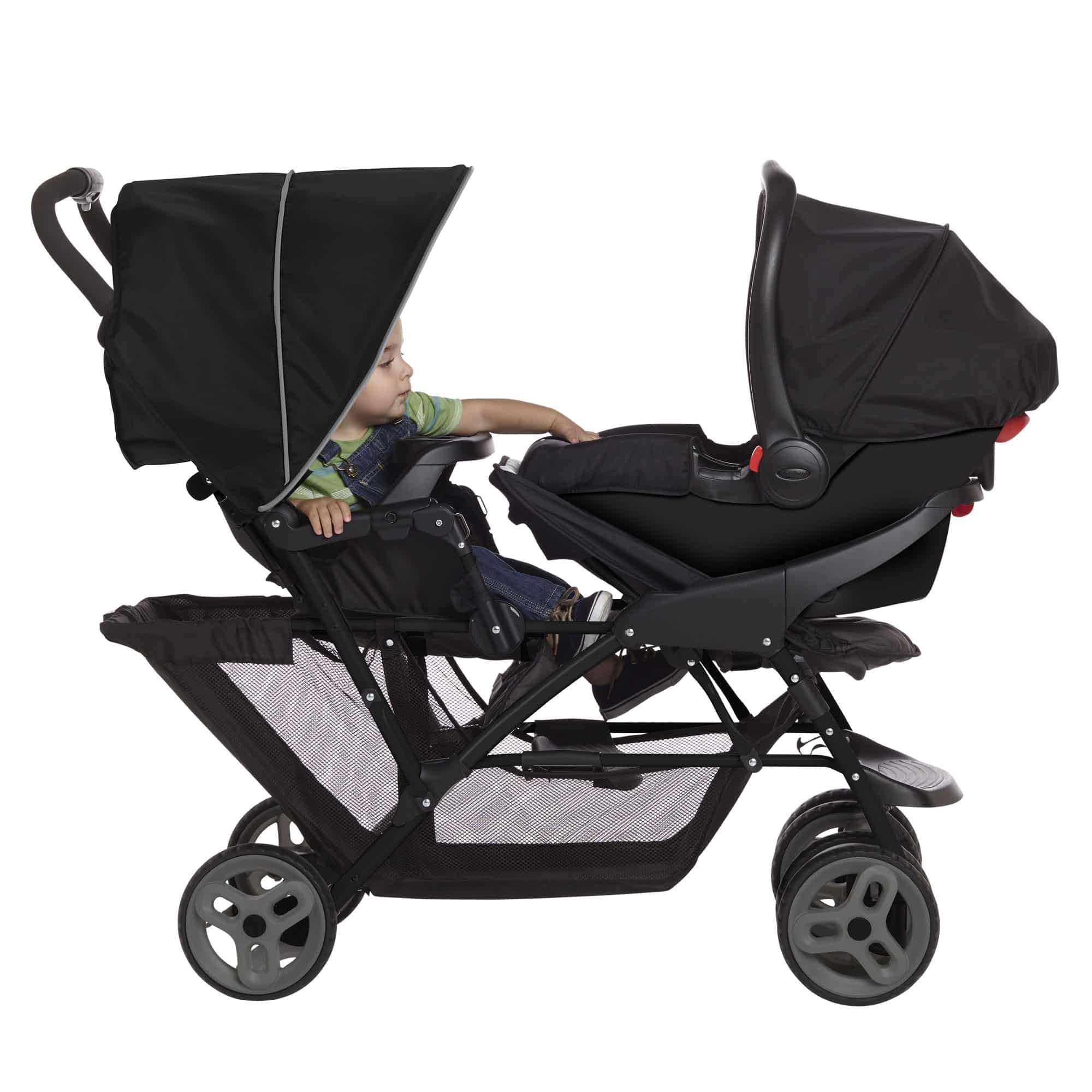 Graco Stadium Duo Tandem Stroller - Black/Grey - Baby and Child Store