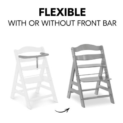 Hauck Alpha+ Grey Wooden Highchair - Image 11