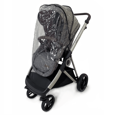 Estilo Bebe Otter Pram and Pushchair - Pebble Silver