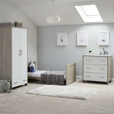 Alternative view of Obaby Nika Nursery Room Set Builder - Grey Wash/White
