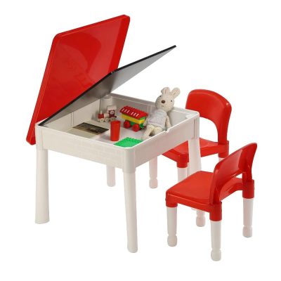 Liberty House Toys 6 in 1 Activity Table and Chairs