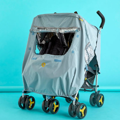 Koo-Di Splish Splosh Universal Double Stroller Rain Cover