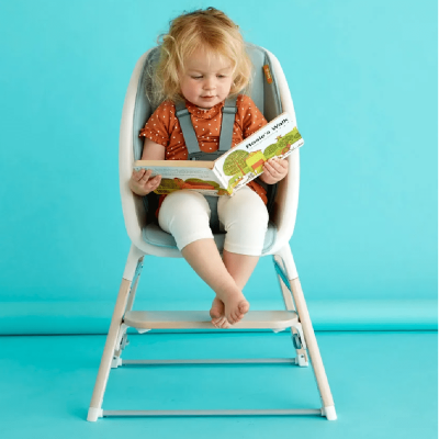 Alternative view of Koo-Di Tiny Taster 3 in 1 Spring Water Wooden Highchair