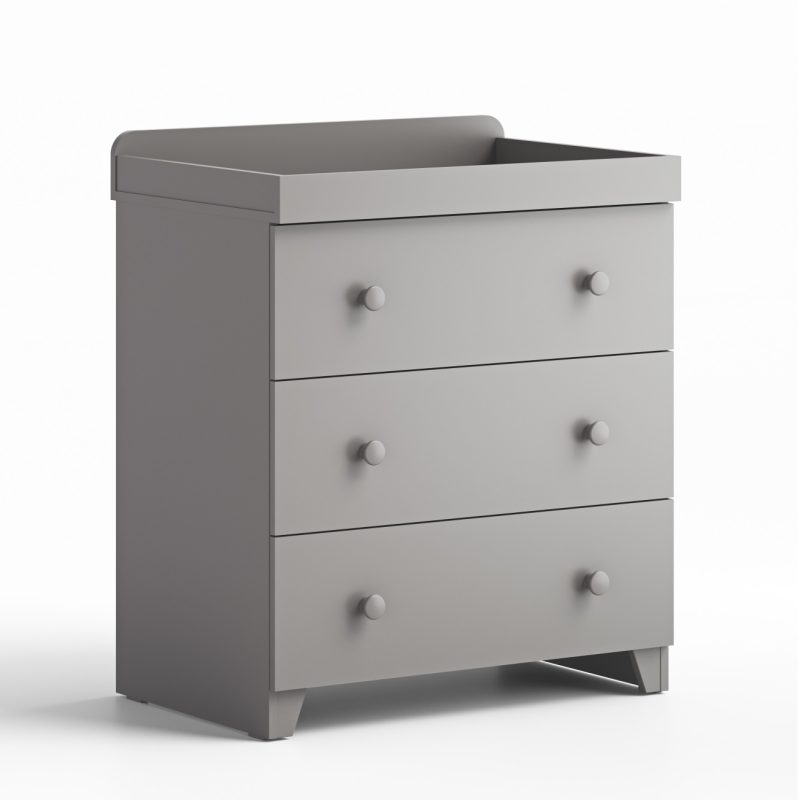 slim fit dress slacks Stokke Home Grey Dresser w/Changer Top