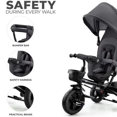 Kinderkraft Tricycle AVEO Malachite Grey