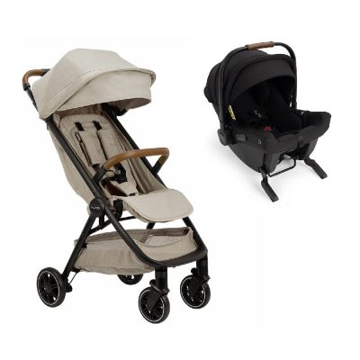 Nuna TRVL Compact Stroller and URBN Car seat - Hazelwood