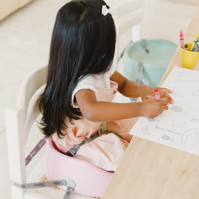 Alternative view of Bumbo Booster Seat Cradle Pink