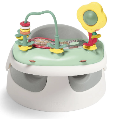 Mamas & Papas Snug Floor Seat with Activity Tray - Pebble Grey - Image 5