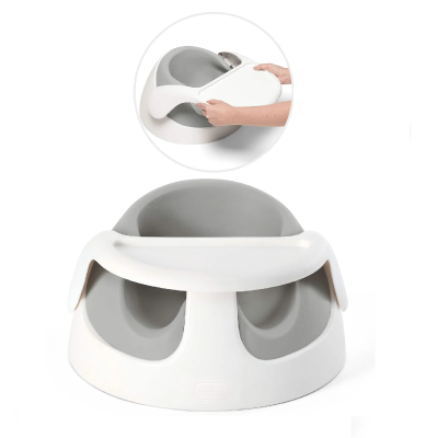 Alternative view of Mamas & Papas Snug Floor Seat with Activity Tray - Pebble Grey