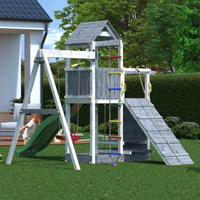 Alternative view of Shire Active Climbing Frame in Grey and White
