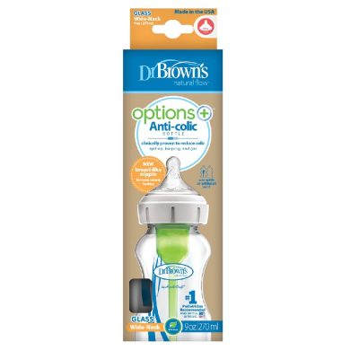 Dr Brown's Anti-Colic 270ml Single Glass Bottle