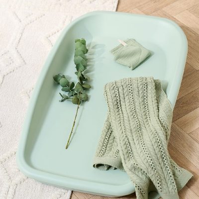 Tutti Bambini Cushi Baby Changing Mat - Leaf