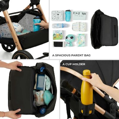 Kinderkraft ESME Travel System Black