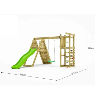 Shire Outdoor Climbing Frame Playfort Swing and Slide Set - Climber 3