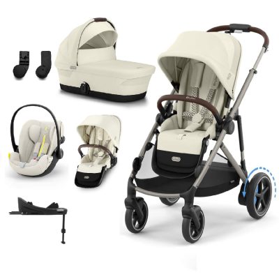 Cybex eGazelle S Pushchair Bundle Seashell Beige