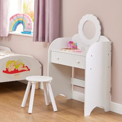 Liberty House Toys White Dressing Table and Stool Set