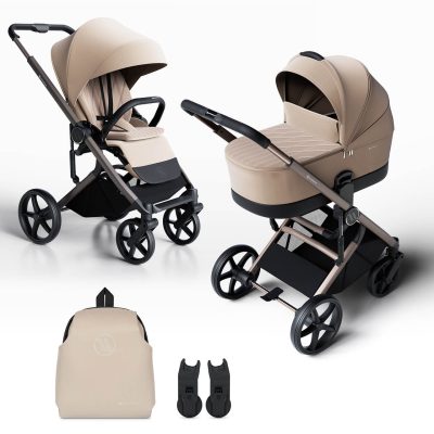 Avionaut Sirius 2in1 Pram with Accessories - Beige