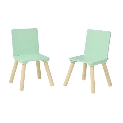 Liberty House Toys Kids Green Table and Two Chairs Set