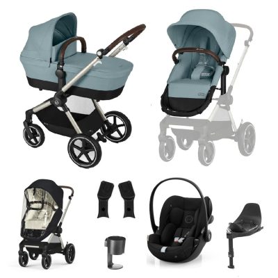 Cybex EOS Lux Cloud G Travel System - Stormy Blue