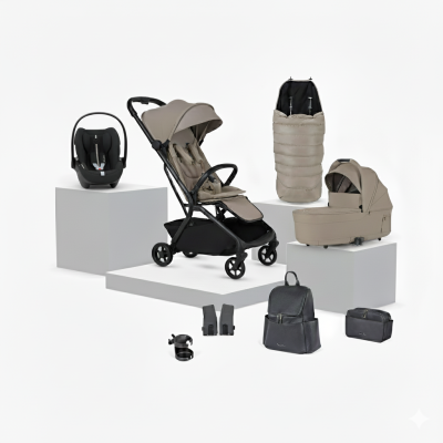 Silver Cross Nia Cloud G Plus Travel System - Champagne