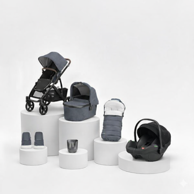 UPPAbaby VISTA V3 Avionaut Pixel 3 Travel System plus Accessories Bundle - Julian