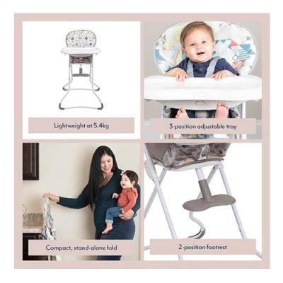 Graco Snack N Stow Highchair - Fruitella