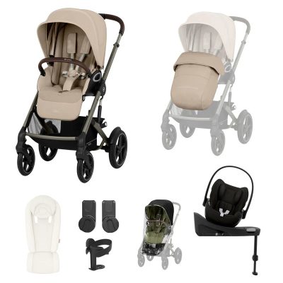 Cybex Talos S Lux Cloud G Isofix Travel System Bundle - Almond Beige 2026