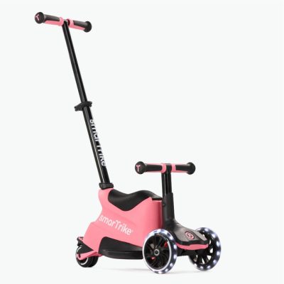 SmarTrike Xtend Ride On Scooter + - Salmon